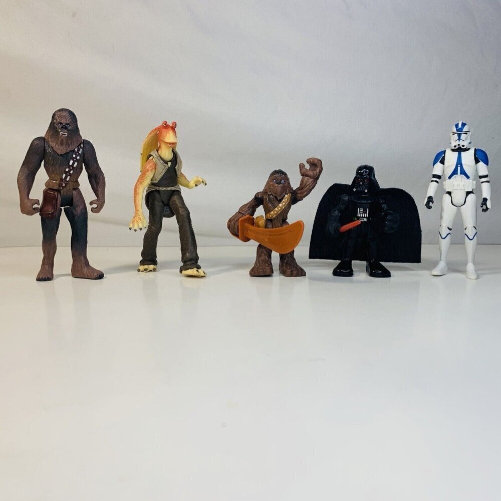 Hasbro Star Wars Figures Lot Of 5 Vintage 1995 To‎ 2014 Lucas Film Limited Ep 1